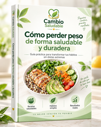 Portada de la guía digital Cómo perder peso de forma saludable y duradera